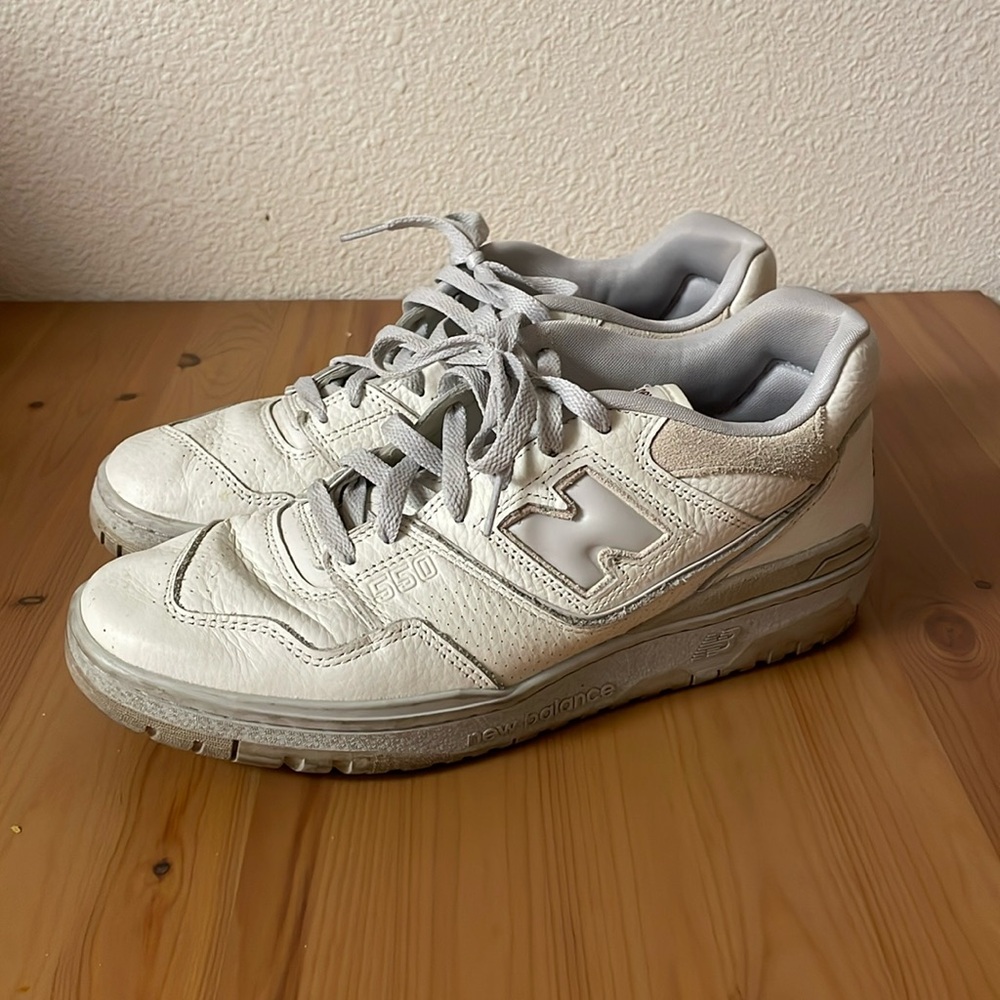 New Balance 550 White and Grey